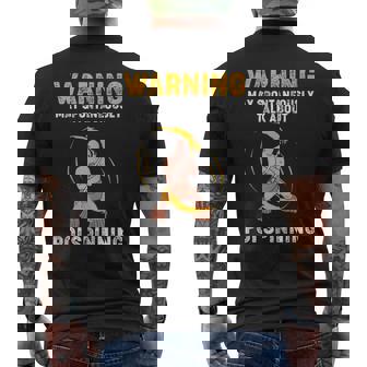 Fire Spinning May Spontaneously Talk About Poi Spinning Tank Top Men's Back Print T-Shirt | Mazezy