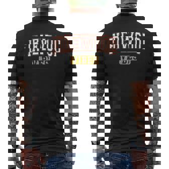 Firewood Vibes Logger Varsity Letters Men's T-shirt Back Print | Seseable FR