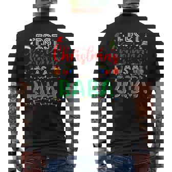 First Christmas As Baba Family Matching New Baba Men's Back Print T-Shirt | Mazezy