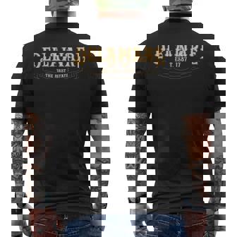 The First State Delaware Men's Back Print T-Shirt | Mazezy