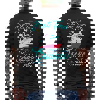 First Time Cruiser 2026 1st Cruise Vacation Family Couples Men's Back Print T-Shirt | Mazezy