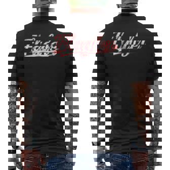 Flagler St Augustine Florida Coast Vintage Varsity Throwback Men's Back Print T-Shirt | Mazezy