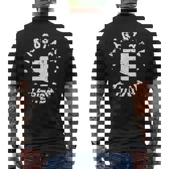 Flagstaff アリゾナギフト Az City メンズTシャツ バックプリント - Kawaiitshirt