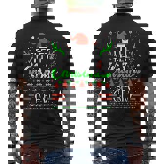 Fleet Christmas Crew Matching X-Mas Fleet Manager Men's Back Print T-Shirt | Mazezy