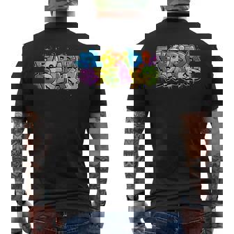 Florida Breaks House Music Florida Breakbeat Men's Back Print T-Shirt | Mazezy