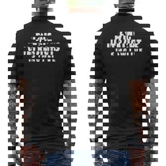 Flying Ultralights Is How I Live Aircraft Airplane Pilot Men's Back Print T-Shirt | Mazezy