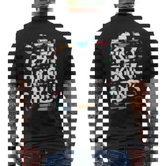 Fondant Alphabet Baking Lover Baking Decorating Cookies Men's Back Print T-Shirt | Mazezy