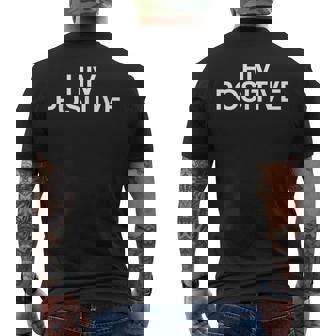 For Awareness Andupport Hiv Positive メンズTシャツ バックプリント - Kawaiitshirt