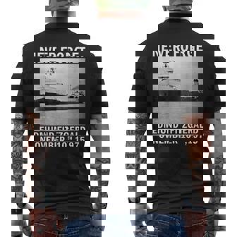 Never Forget – Edmund Fitzgerald Memorial Nov 10 1975 Men's T-shirt Back Print - Monsterry