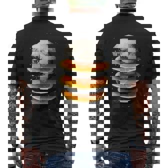 Never Forget Pluto Retro Astronomy Space Men's Back Print T-Shirt | Mazezy