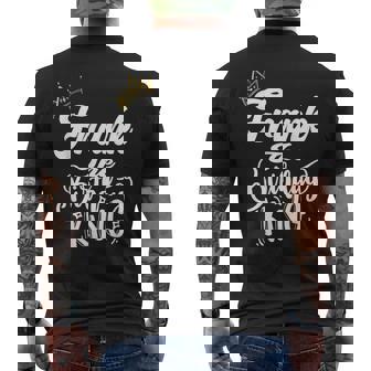 Frank The Birthday King Happy Birthday Uomo Ragazzi T-shirt da uomo con stampa posteriore - Novitaregali