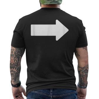 Freccia Grassetto A Destra Generatore Di Parole Personalizzato Per Word Personalizzato T-shirt da uomo con stampa posteriore - Novitaregali