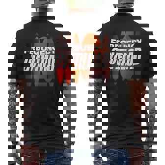 Frequency Overload Rave Outfit Plur Festival EDM Men's Back Print T-Shirt | Mazezy