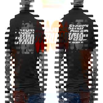 Frequency Overload Rave Outfit Plur Festival EDM Style Men's Back Print T-Shirt | Mazezy