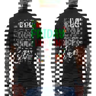 Friday Shopping Crew Christmas Lights Shopping Family Men's Back Print T-Shirt | Mazezy