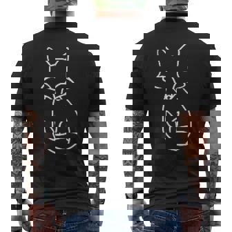 Fuchs Minimalismus T-Shirt mit Rückendruck - Geschenkecke