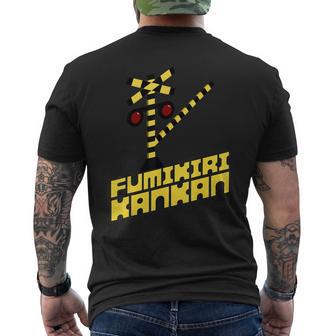 Fumikiri カンカン メンズTシャツ バックプリント - Kawaiitshirt