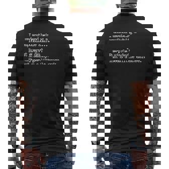 Adulting Responsible Adult Men's T-shirt Back Print | Mazezy