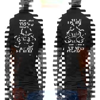 Candy Lover This Guy Loves To Eat Candy Men's T-shirt Back Print - Thegiftio