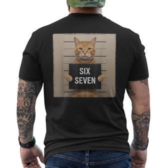 Cat Hot Meme 67Ixeven T-Shirt mit Rückendruck - Geschenkecke