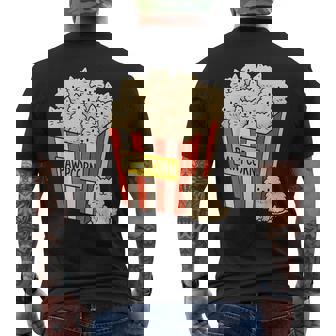 Cat Owner Pawpcorn Popcorn Pun Cute Kittens Cat Lover Men's T-shirt Back Print | Seseable CA