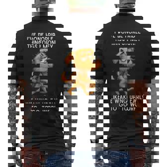 I've Done Horrible Things For Money Like Waking Up Men's T-shirt Back Print - Monsterry