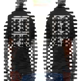 Labrador Dog Lover Cute Black Lab Photo Booth Men's T-shirt Back Print | Seseable UK