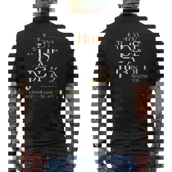 Linux Bashudo Rm Rf Cómo Perder Un Trabajo En 10Egundos Camiseta Hombre Estampado Espalda - Regaloses