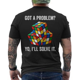 Math Lovers Rubic Cube Lovers Professeur De Mathématiques T-shirt imprimé au dos - Cadeauxyz