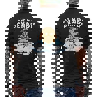 Peek-A-Boo Jesus Looking Vintage Quote Men's T-shirt Back Print | Seseable CA