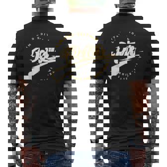 Personalized First Name For Peter メンズTシャツ バックプリント - Kawaiitshirt