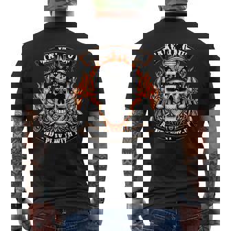 Take It Out Play With It Skeleton Biker Motorcycle Men's T-shirt Back Print - Thegiftio