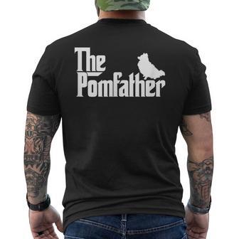 Pomeranian Father Dad The Pom Father T-shirt da uomo con stampa posteriore - Novitaregali