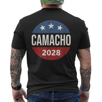 Retrointageote Camacho 2028 メンズTシャツ バックプリント - Kawaiitshirt