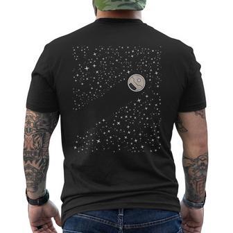 A Robot Vacuum Cleans Up Stars On The Milky Way Men's T-shirt Back Print - Thegiftio UK