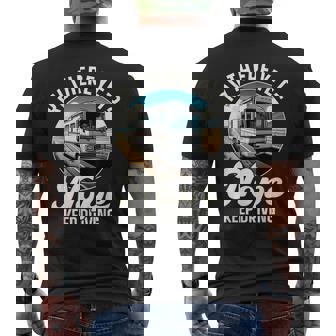 Rv There Yet Rv Motorhome Camper Camping Men's T-shirt Back Print - Thegiftio