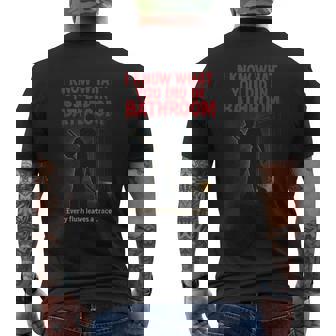 School Custodian Janitor Halloween Men's T-shirt Back Print | Seseable FR