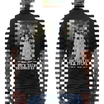 Tuff Pigeon Doctor 2026 New Brainrot Meme Kid Aiジョーク メンズTシャツ バックプリント - Kawaiitshirt