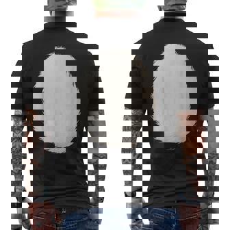 Fur Belly DIY Halloween Costume Furry Tummy Cosplay Men's Back Print T-Shirt | Mazezy