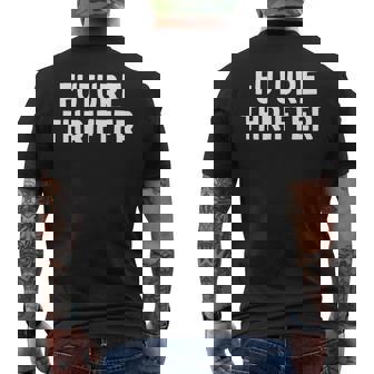 Future Thrifter Quote Yard Garage Sale Son Daughter Men's Back Print T-Shirt | Mazezy