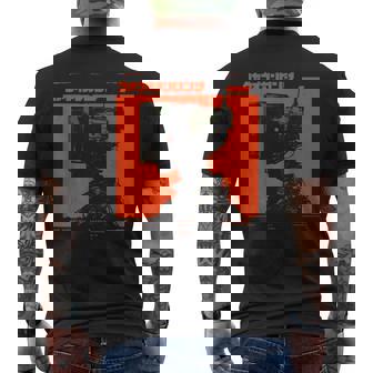 Futuristic Techwear Japanese Cyberpunk Harajuku Horror Punk Men's T-shirt Back Print | Mazezy