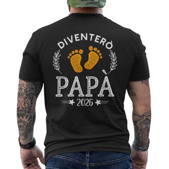 Futuro Padre Annuncio Diventerò Papa 2026 T-shirt da uomo con stampa posteriore - Novitaregali