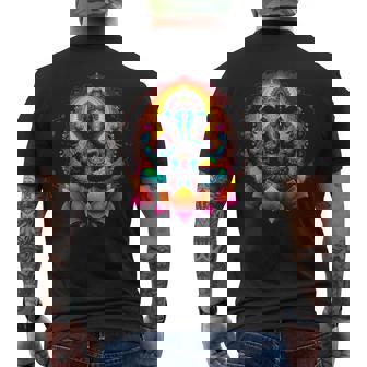 Ganesha-Symbol Yoga Hindu-Elefant Gott Ganesha Puja T-Shirt mit Rückendruck - Geschenkecke