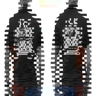 Garage Life Car Repair Shirt For Men Mechanics And Dads Men's Back Print T-Shirt | Mazezy