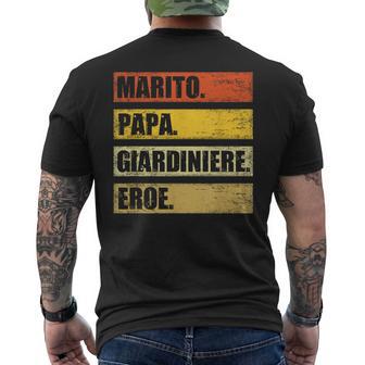 Garden Marito Papa Eroe Giardiniere T-shirt da uomo con stampa posteriore - Novitaregali