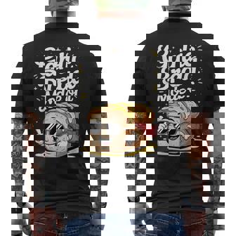 Garlic Bread Mode On Baker Favorite Herbs Men's Back Print T-Shirt | Mazezy