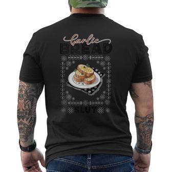 Garlic Bread Slut Garlic Bread Lover Tank Top Men's Back Print T-Shirt | Mazezy