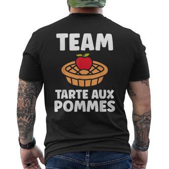 Gâteau Pommes Humour Team Tarte Aux Pommes T-shirt imprimé au dos - Cadeauxyz