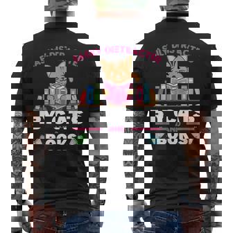 Gatti E Libri Divertenti Dicendo Con Libro E Gatto T-shirt da uomo con stampa posteriore - Novitaregali