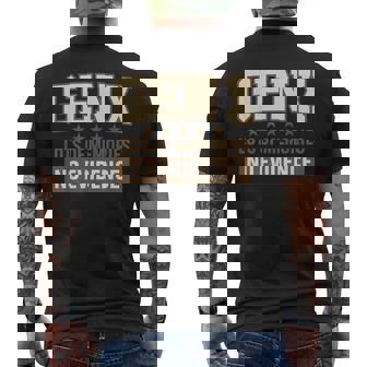 Gen X Lots Of Memories No Evidence Retro Generation Men's T-shirt Back Print - Seseable